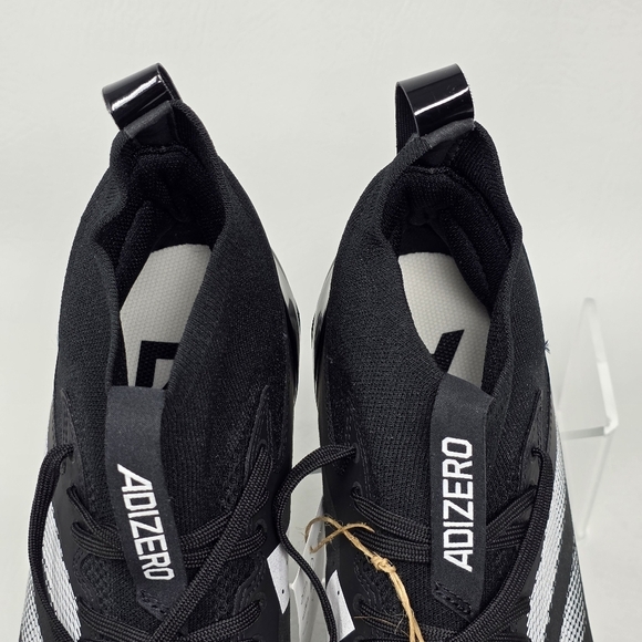 Adidas Adizero Impact + Plus Football Cleats ID1828 Core Black Men Size 13 New - Picture 9 of 12